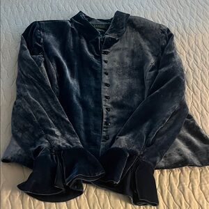 Ralph Lauren Blue Velvet Jacket